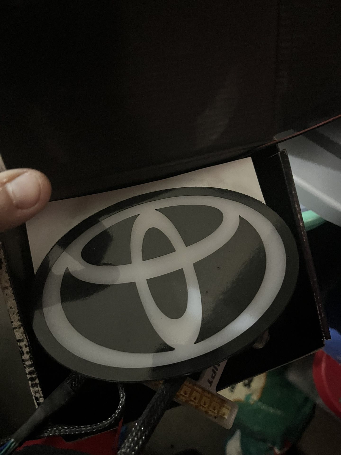 Toyota Emblem Illuminated Front