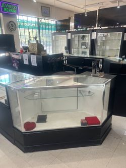Showcase set up