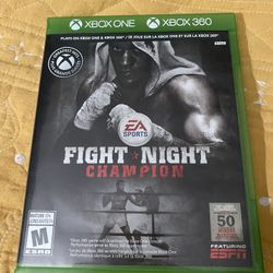 “Fight Night Champion” X Box One