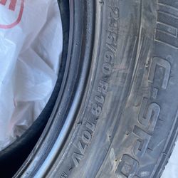 Phantom Sport Tire 235/60/r18 Used Tire At 40% No Leaks For 18in Wheel