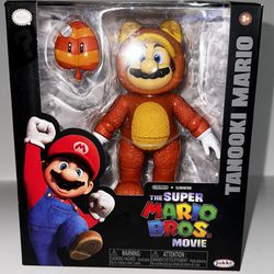 Super Mario Bros Movie Tanooki Mario NEW