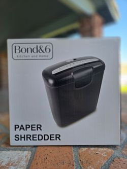 Bond&6 Paper Shredder
