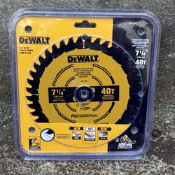 DeWalt 7 1/4" 40T Saw Blade DW7114PT