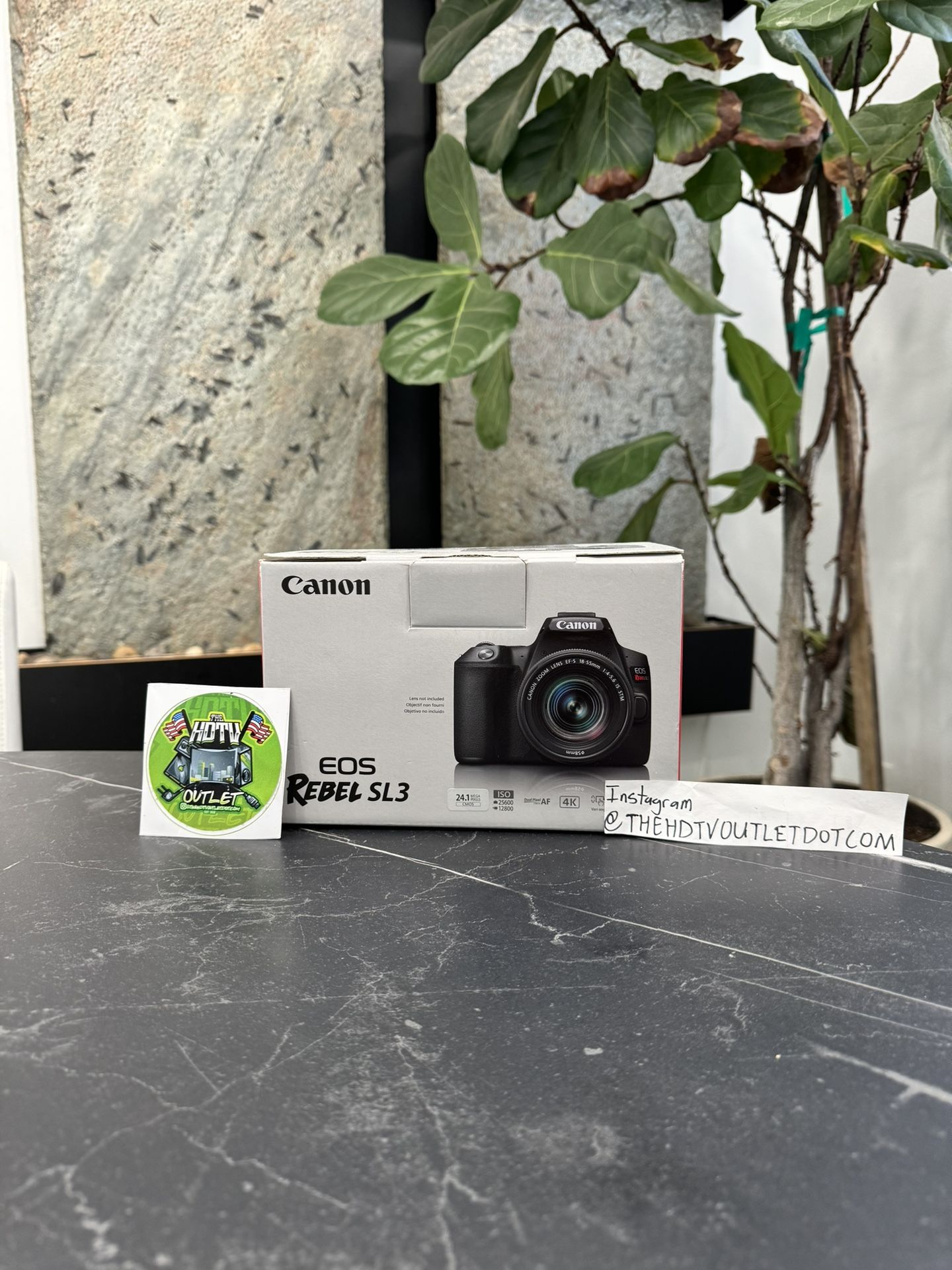 Canon Eos Rebel SL3 DSLR 4k Video Camera With EF S IS STM Lens