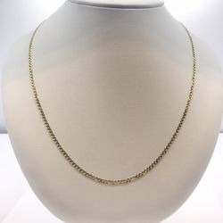 Gold Cuban Chain Solid 10k New