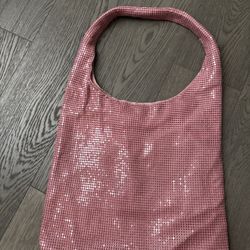 Chain-mail New Purse In Pretty Pink