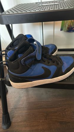 Blue and Black Nike 7y