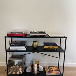 Black Metal Console Table