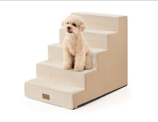 4-Step Pet Stairs for Dogs and Cats