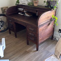 ANTIQUE ROLLTOP DESK