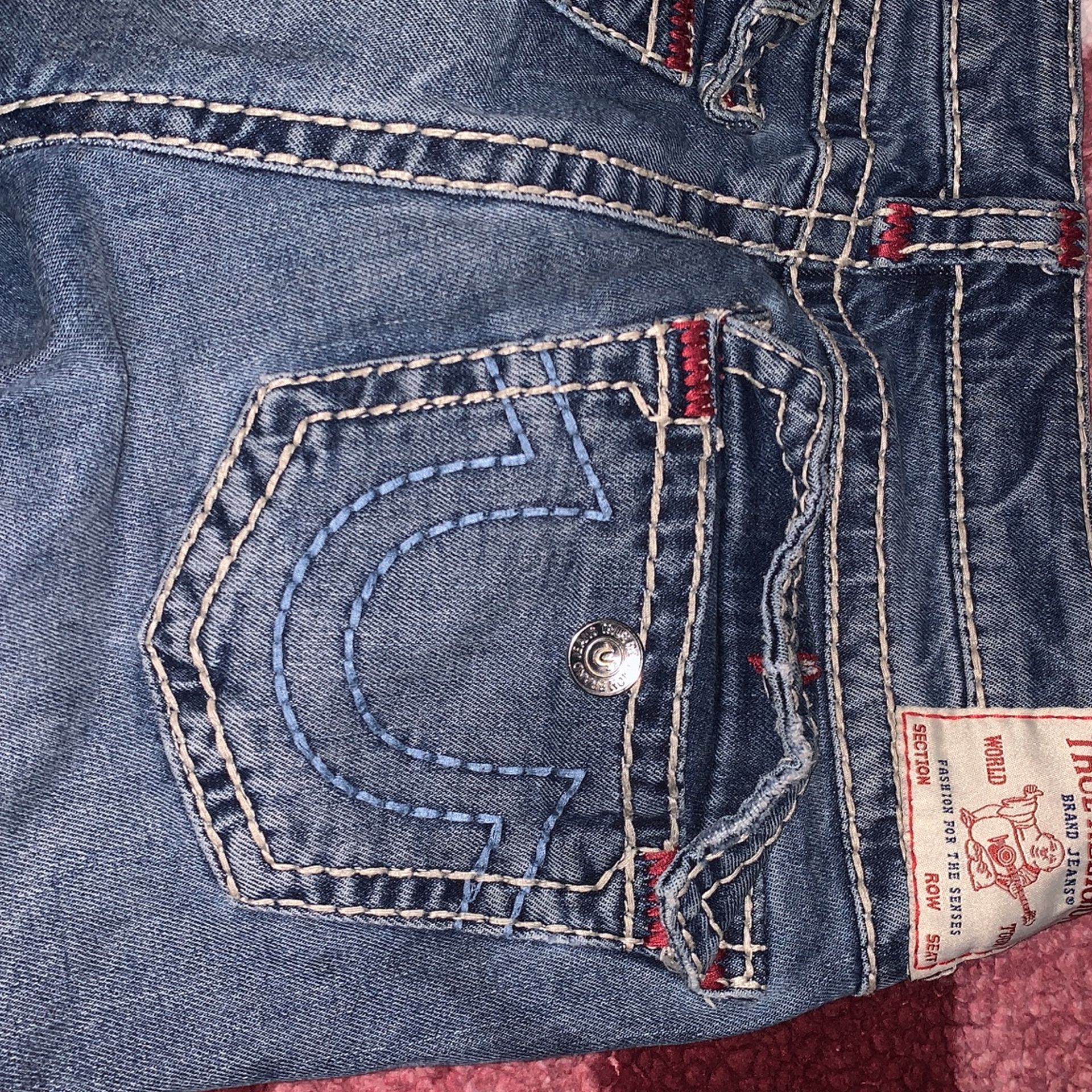 True religion low rise flare