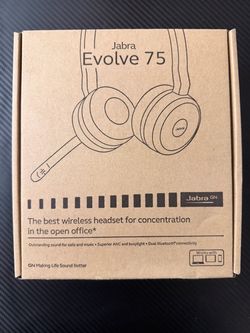 Brand New Jabra Evolve 75 Wireless Headset