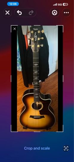 Taylor Custom 414ce V-Class Grand Auditorium 2021 Sunburst w/ Prog Inlays & OHSC
