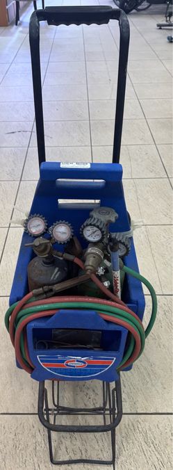 Uniweld cutting torch oxygen tanks