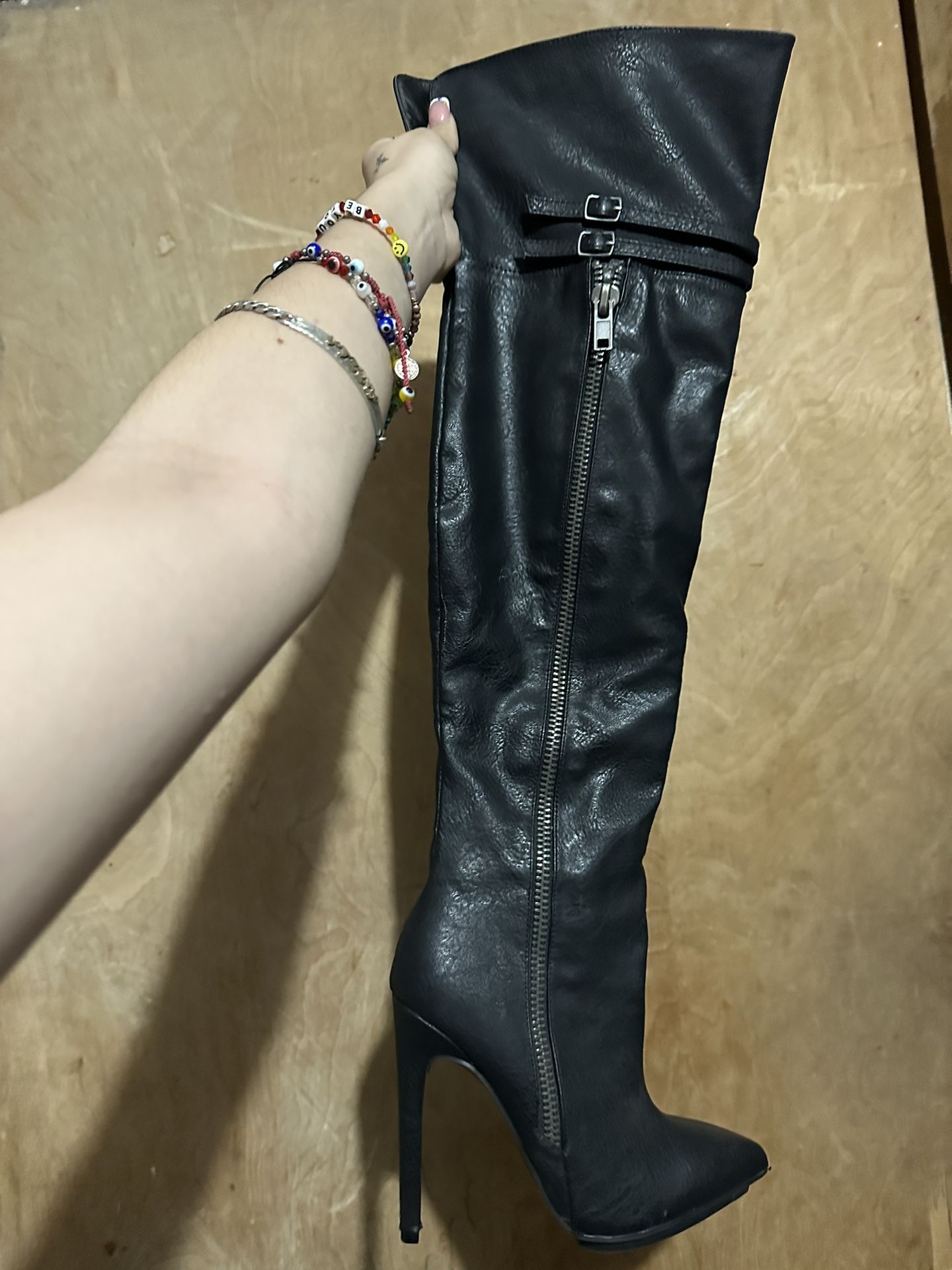 Stiletto Black Boots
