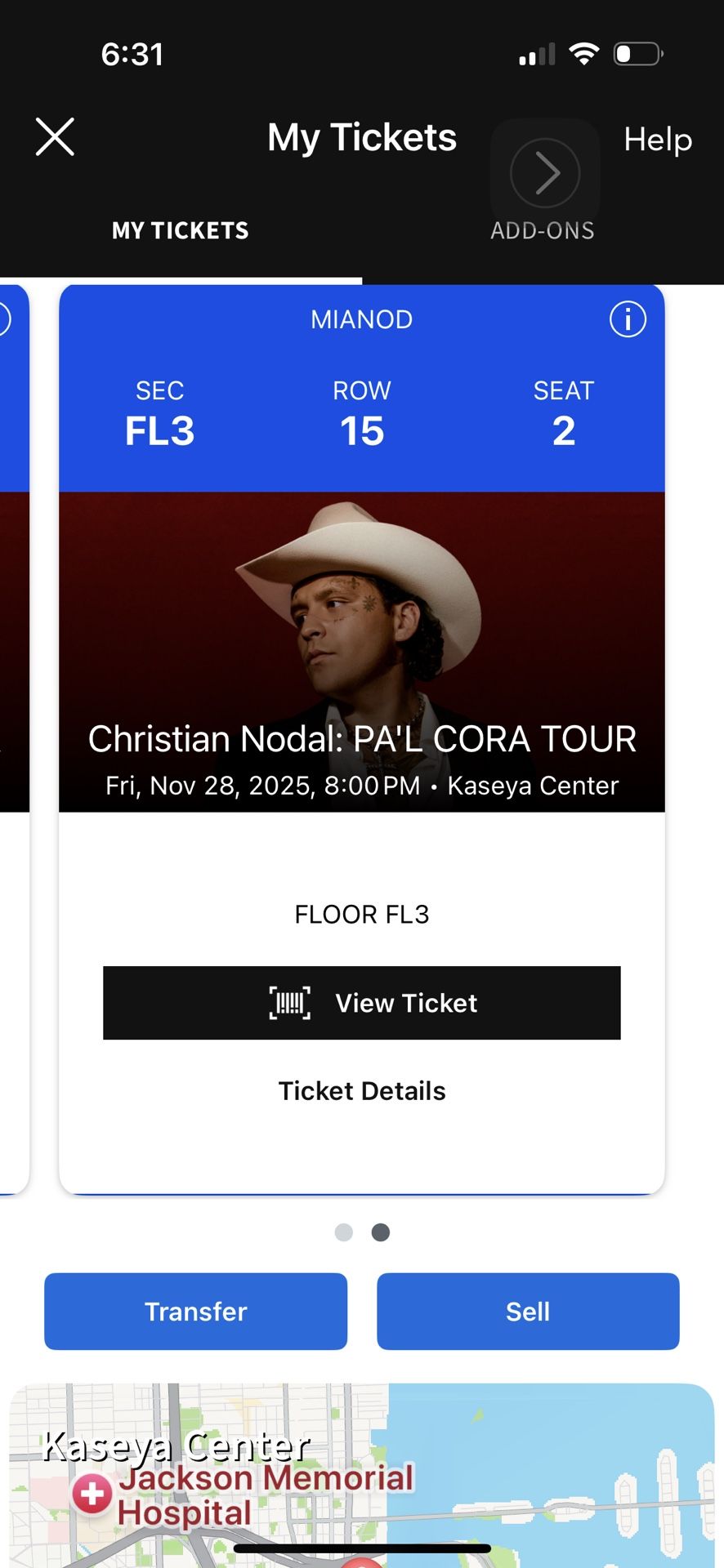 Christian Nodal Tickets 