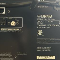 Yamaha Receiver Model RX-V6A