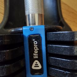 LifePro Adjustable Dumbbell - Max 25 Lbs