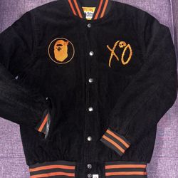 A Bathing Ape Xo Varsity jacket Medium