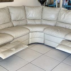 BEIGE, USED SECTIONAL SOFA!