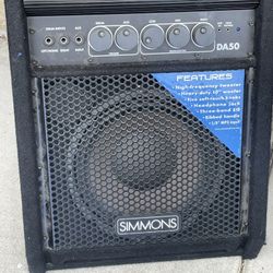 Simmons DA50 electronic drum amp