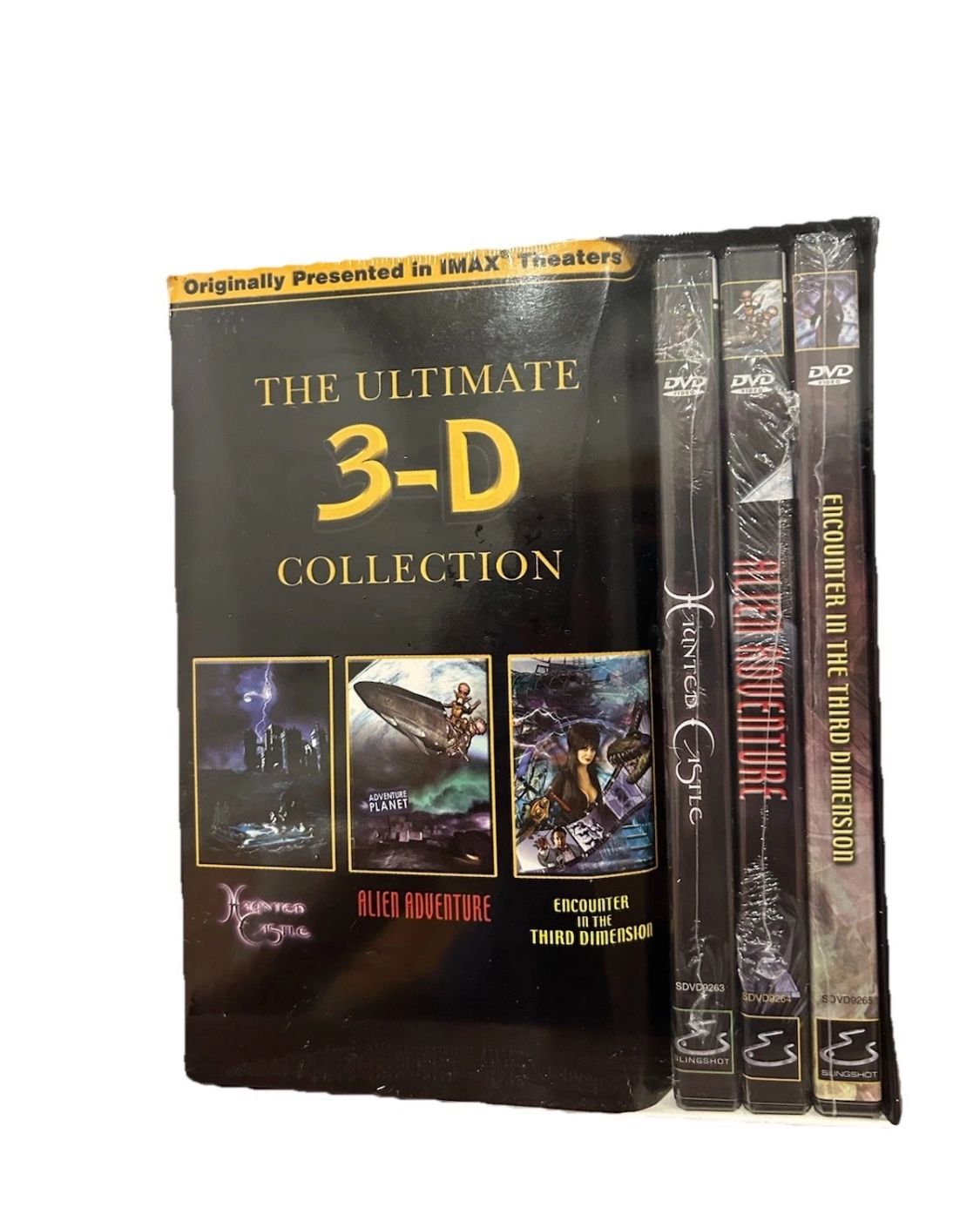 The Ultimate 3-D Collection (Imax) - 2002 3 x DVD set + Viewing System NEW