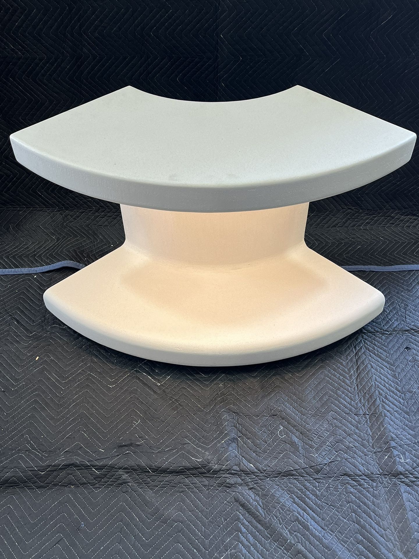Curved Console Table/Bench - Illuminated