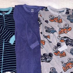 Boys Fleece Onesie Pajamas 