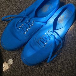 Blue Vans Size 10 