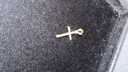 14k gold cross