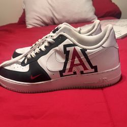 U Of A Custom Air One’s Men’s 13
