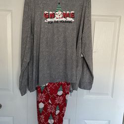 Women’s Long Sleeve Shirt and Joggers Pajama Set, 2-Piece