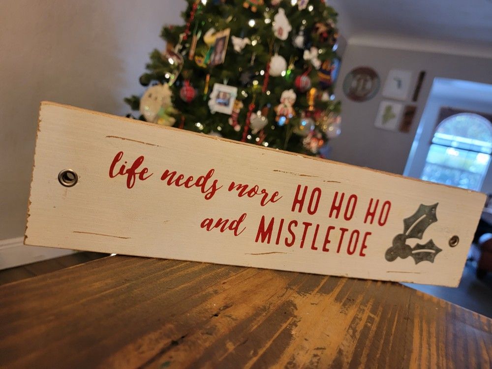 Christmas Decor Wood SIGN