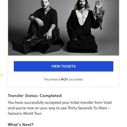 Thirty Seconds to Mars Tickets