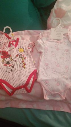 Brand New baby girl outfit and onesies