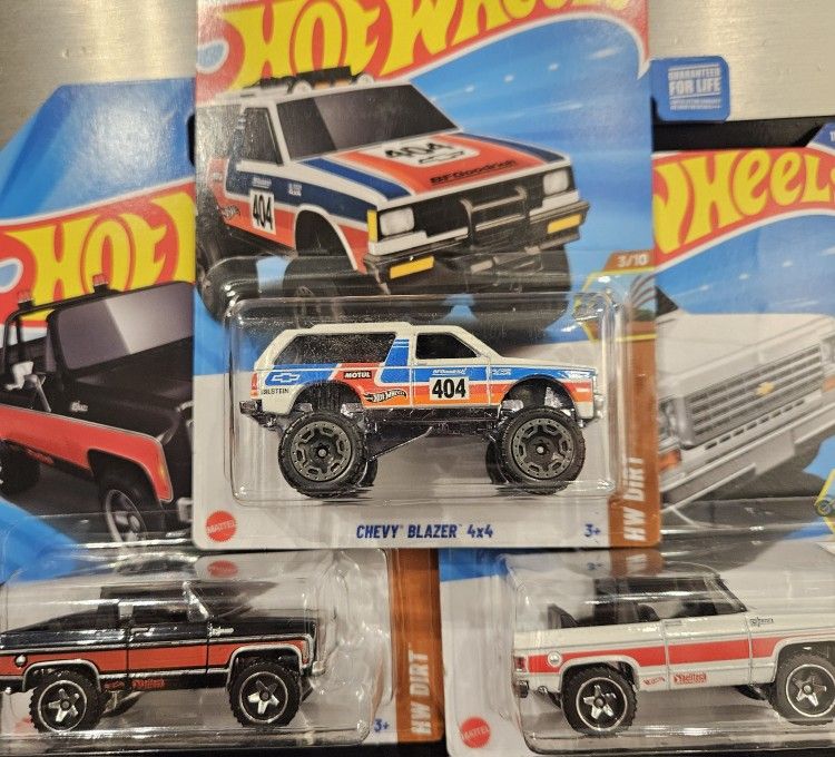 CHEVY BLAZER HOT WHEELS LOT OF 3
