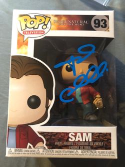 Supernatural Sam Winchester signed Funko w/ Beckett COA
