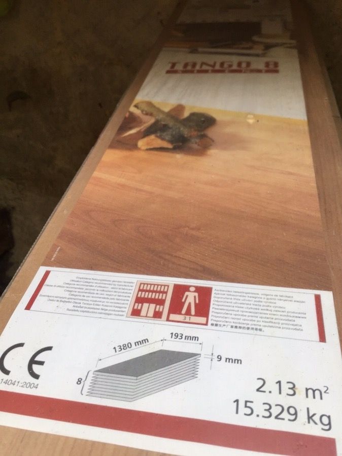 Tango 8 silent sacramento pine laminate floor 4 box full aprox 88