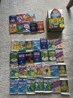 Football And Baseball Unopened Packs