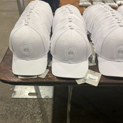 Canada Goose White Tonal Cap