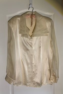 Peter Nygard - Cream Silk shirt