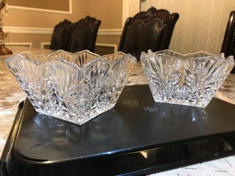 2 crystal dish