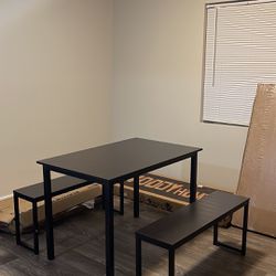 Kitchen Table With Benches For Sale