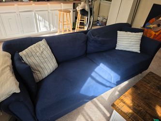 Blue couch