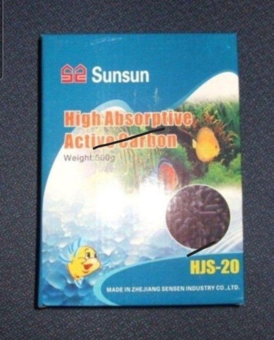 Fish aquarium activated charcoal carbon fish tank water filters 1lb/500grams