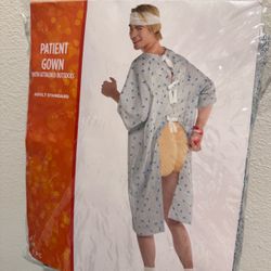 Patient Gown Halloween Costume Adult Standard