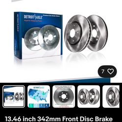 Front And Rear Set Of Brand New Rotors 