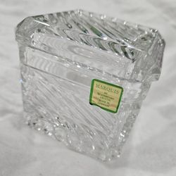 MARQUIS by WATERFORD CRYSTAL Square Box with Lid