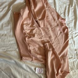 active Top Gym Pijama Sweater Peach Large 