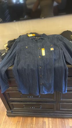 Carhartt men’s denim button down